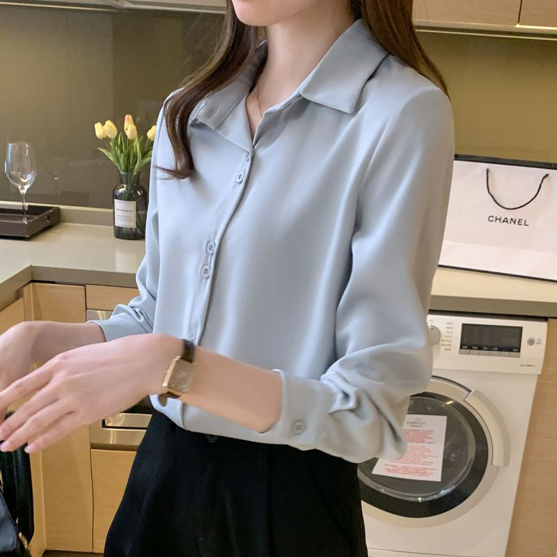 Chiffon Shirt Women Show Thin Fashion Design Sense
