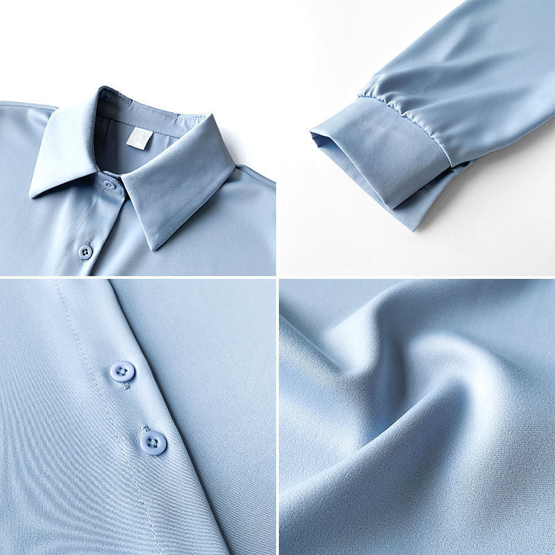 Chiffon Shirt Women Show Thin Fashion Design Sense