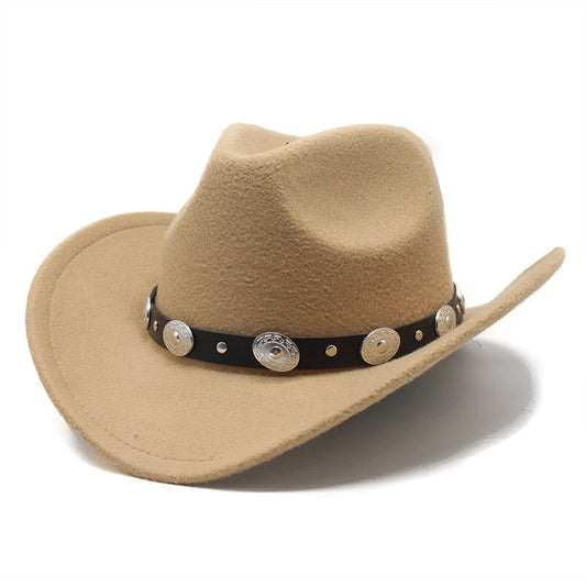 "Ride into Style with Minority Style Woolen Western Cowboy Hat