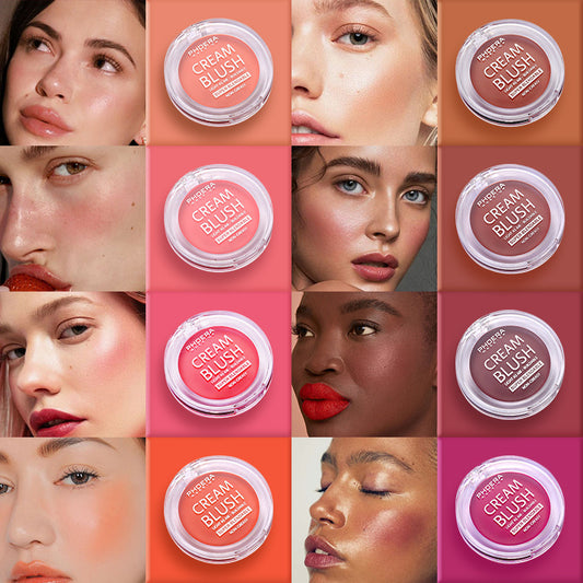 Answer "Glow Effortlessly—PHOERA Light and Brightening Blush Cream for Radiant, Youthful Cheeks!"
